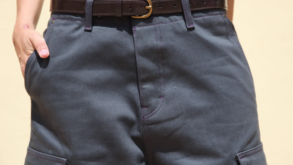 Japanese Selvedge Drill Cargo Shorts