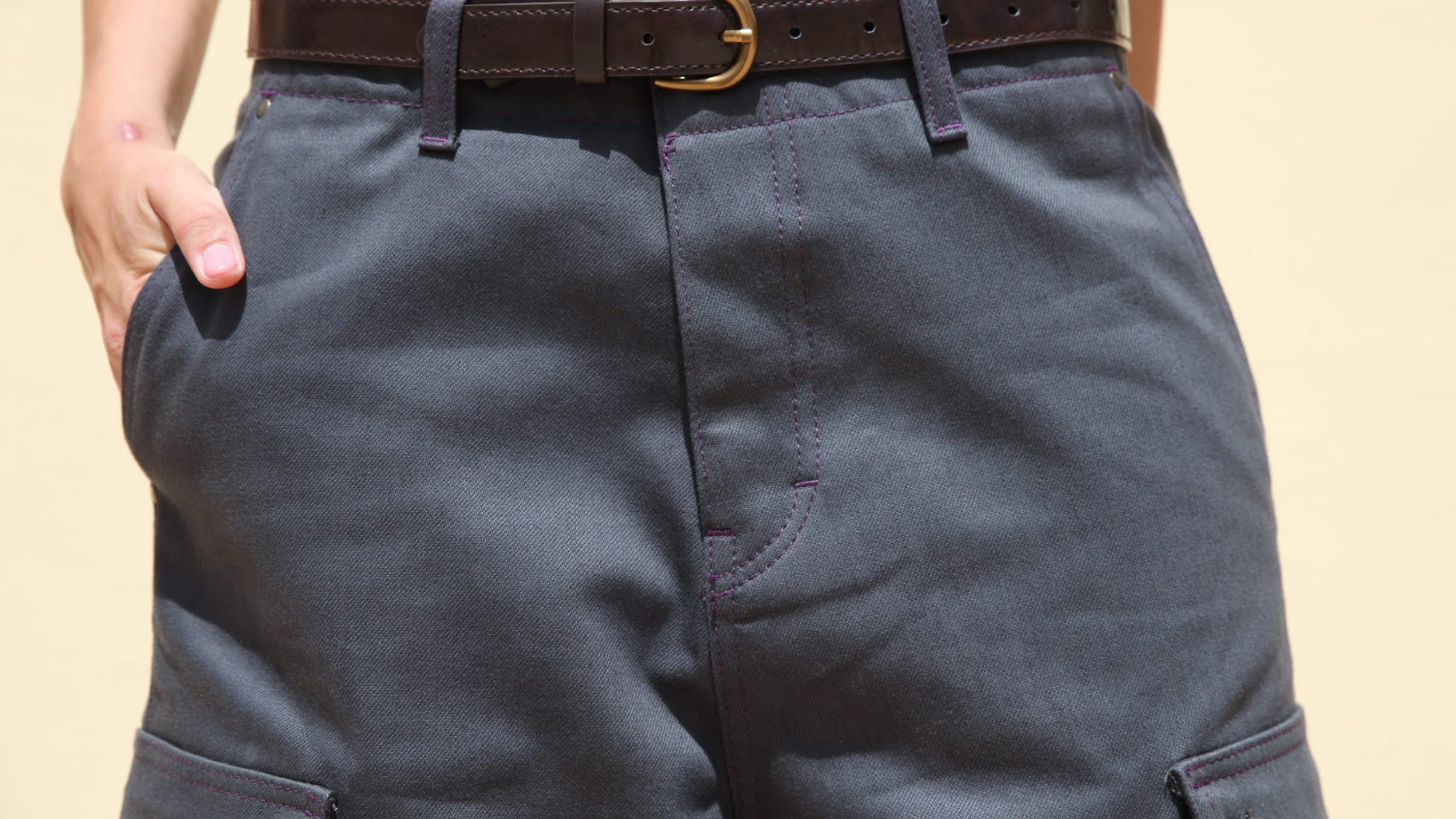 Japanese Selvedge Drill Cargo Shorts