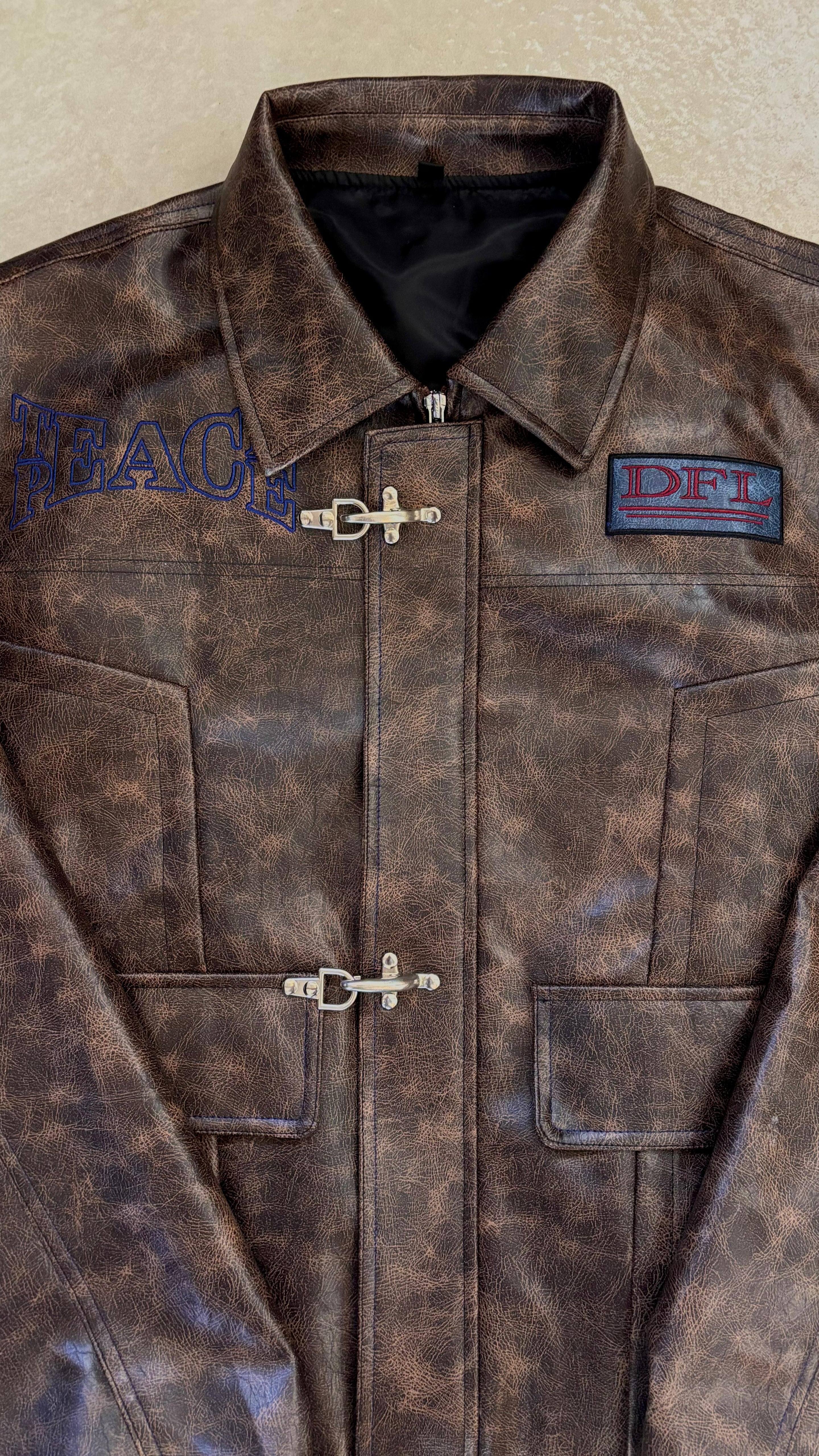 AVIATOR LEATHER JACKET